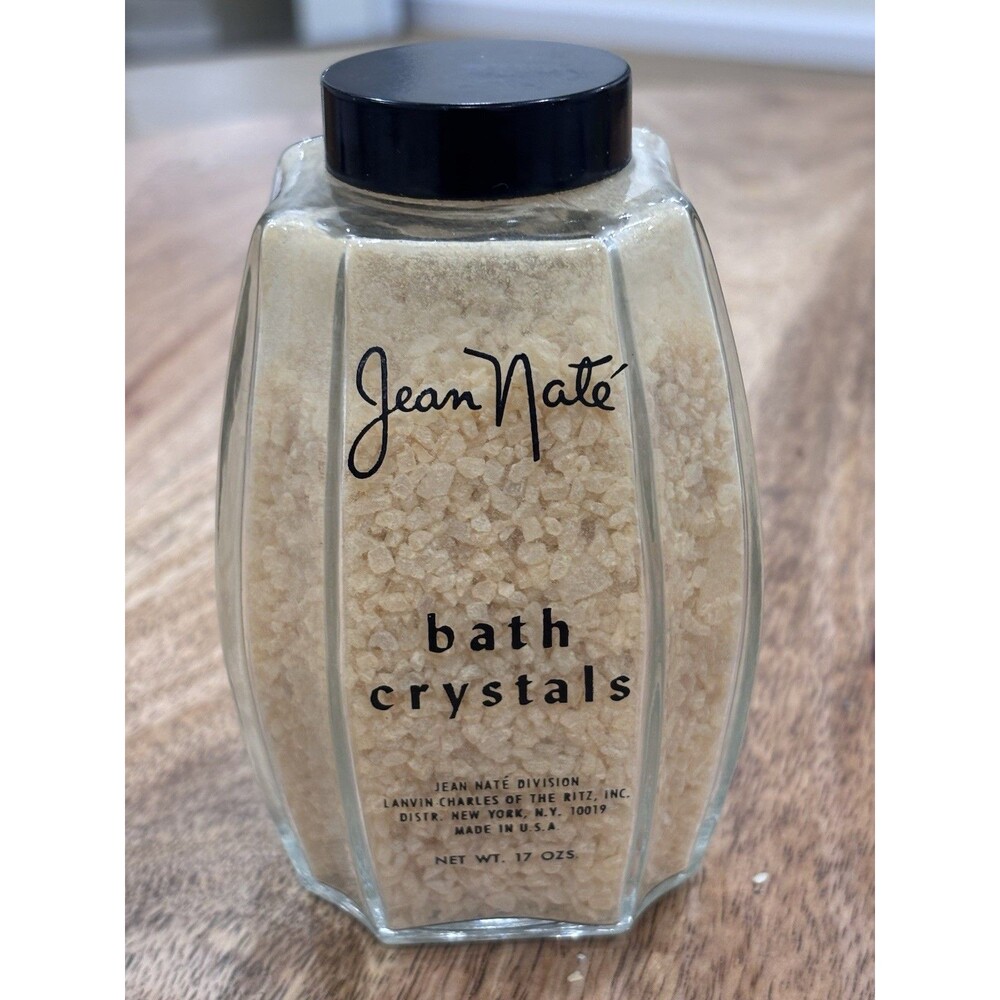 Vintage Jean Nate Bath Crystals  17 oz Lanvin Charles of the Ritz NEW